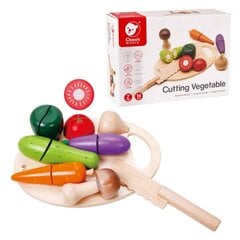 Деревянный набор для нарезки овощей цена и информация | Игрушки для девочек | kaup24.ee