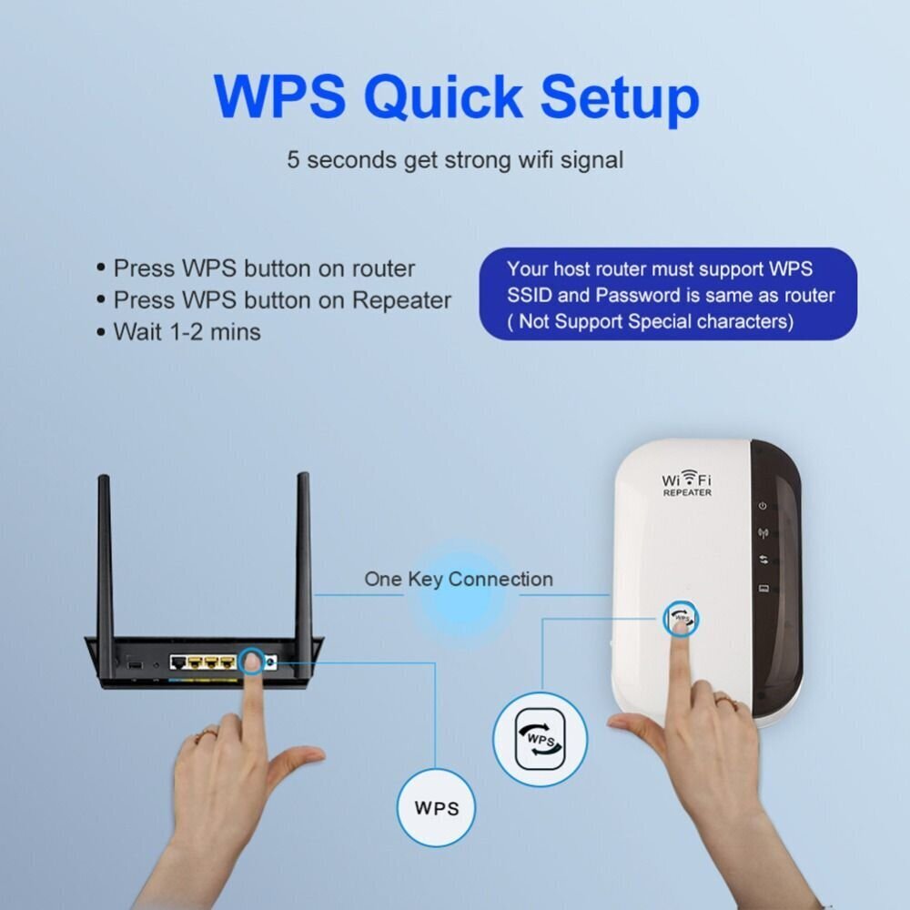 Wi-Fi signaali võimendaja цена и информация | Signaalivõimendid (Range Extender) | kaup24.ee