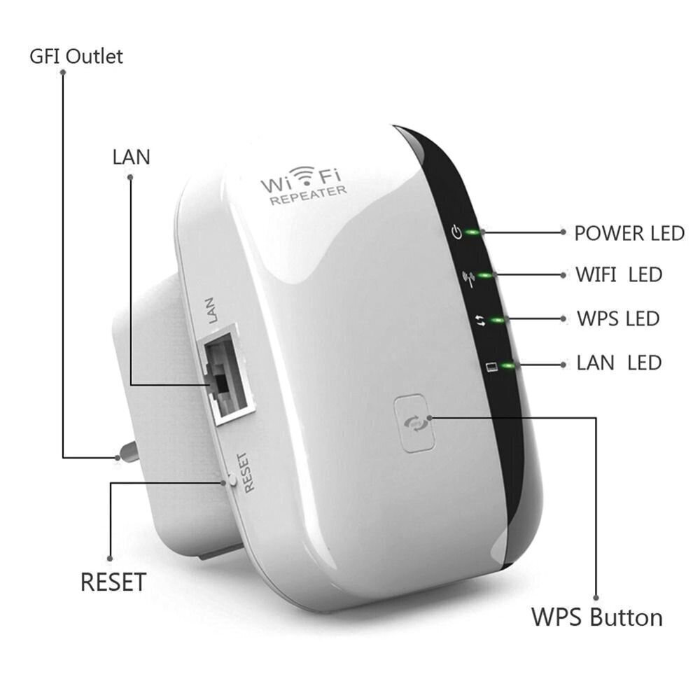 Wi-Fi signaali võimendaja цена и информация | Signaalivõimendid (Range Extender) | kaup24.ee