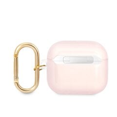 Guess TPU AirPods 3 Pink hind ja info | Kõrvaklappide tarvikud | kaup24.ee