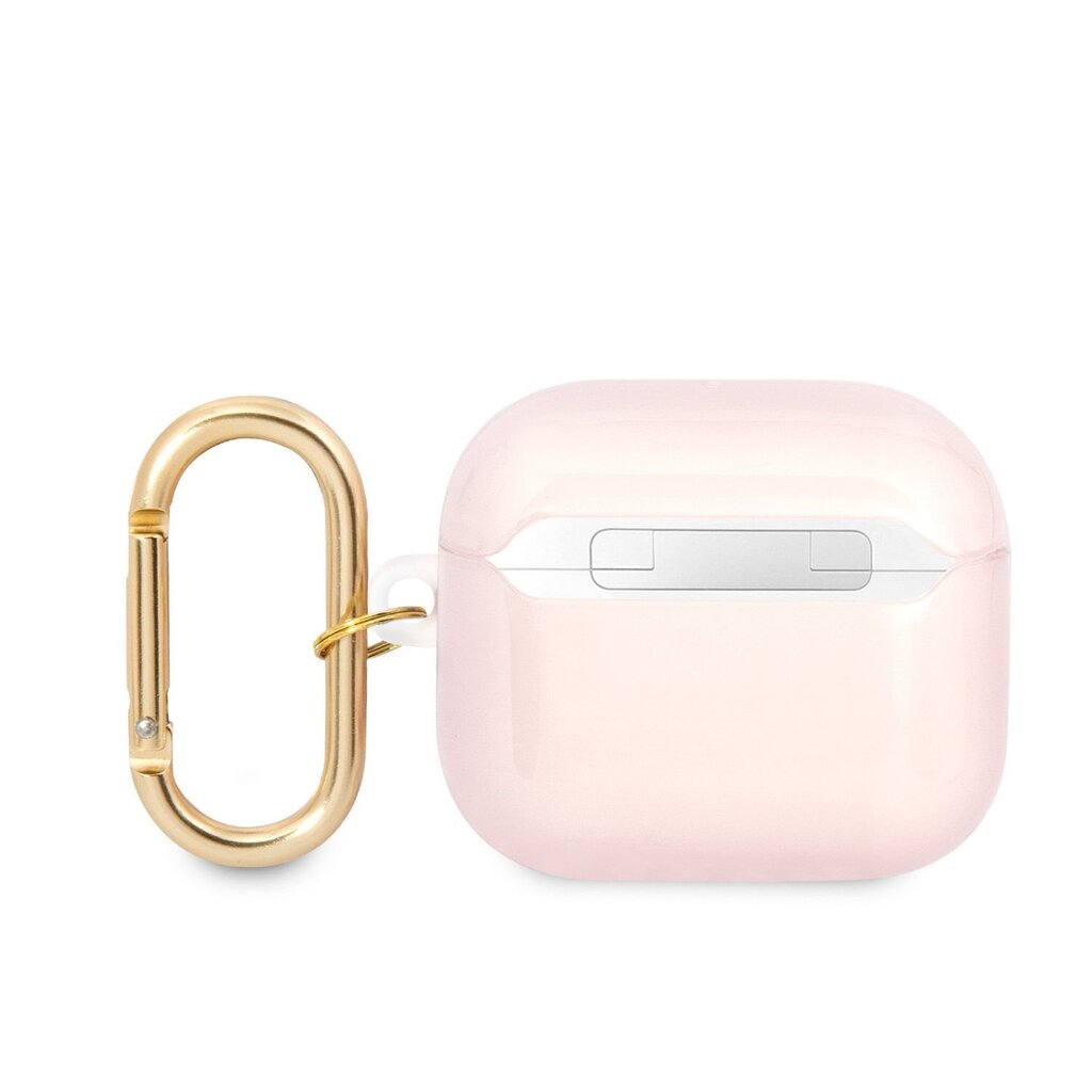 Guess TPU AirPods 3 Pink hind ja info | Kõrvaklappide tarvikud | kaup24.ee