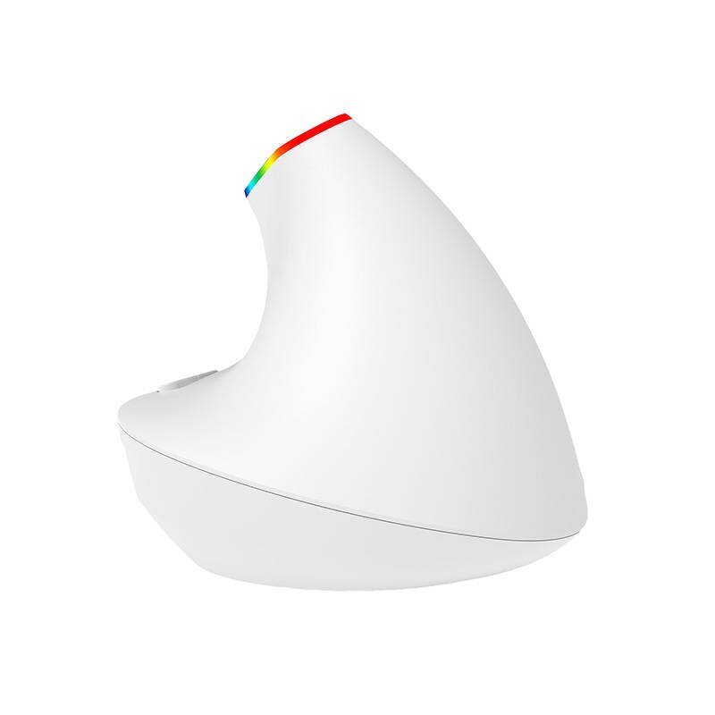 Wireless Vertical Mouse Delux M618C 2.4G 1600DPI RGB (white) hind ja info | Hiired | kaup24.ee