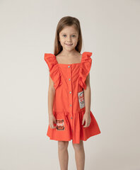 Tüdrukute puuvillane sarafan Gulliver, oranž hind ja info | Tüdrukute kleidid | kaup24.ee