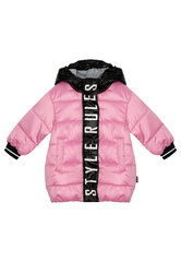 Полупальто розовое демисезонное для девочек Gulliver цена и информация | Зимняя одежда для детей | kaup24.ee
