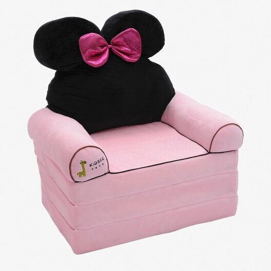 Suur kokkupandav tugitool, Minnie Mouse hind ja info | Lastetoa kott-toolid, tugitoolid ja tumbad | kaup24.ee