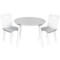 Ümmargune laud toolidega, hall hind ja info | Laste lauad ja toolid | kaup24.ee