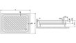 Dušialus Sanplast Classic B/CL 80x110s hind ja info | Dušialused | kaup24.ee