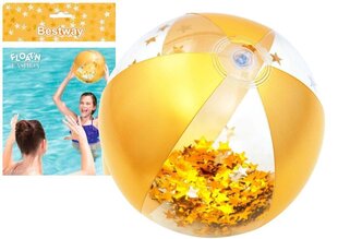 Надувной пляжный мяч 41 см, золотой цена и информация | Надувные и пляжные товары | kaup24.ee