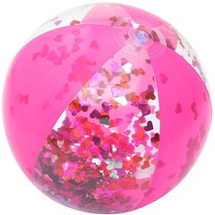 Надувной пляжный мяч 41 см, розовый цена и информация | Надувные и пляжные товары | kaup24.ee