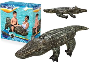 Bestway täispuhutav parv Crocodile 193 cm x 94 cm hind ja info | Täispuhutavad veemänguasjad ja ujumistarbed | kaup24.ee