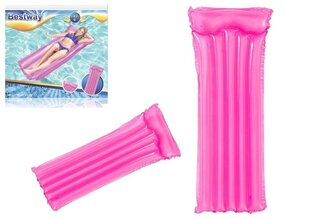 Bestway täispuhutav ujumismadrats 183 x 76 cm, roosa hind ja info | Täispuhutavad veemänguasjad ja ujumistarbed | kaup24.ee