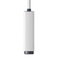 Adapter Baseus Lite Series USB to RJ45 network, 100Mbps (white) цена и информация | USB jagajad, adapterid | kaup24.ee