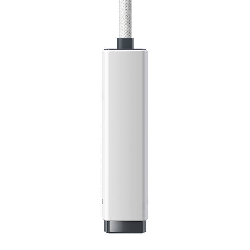 Adapter Baseus Lite Series USB-C to RJ45 network, 100Mbps (white) цена и информация | USB jagajad, adapterid | kaup24.ee