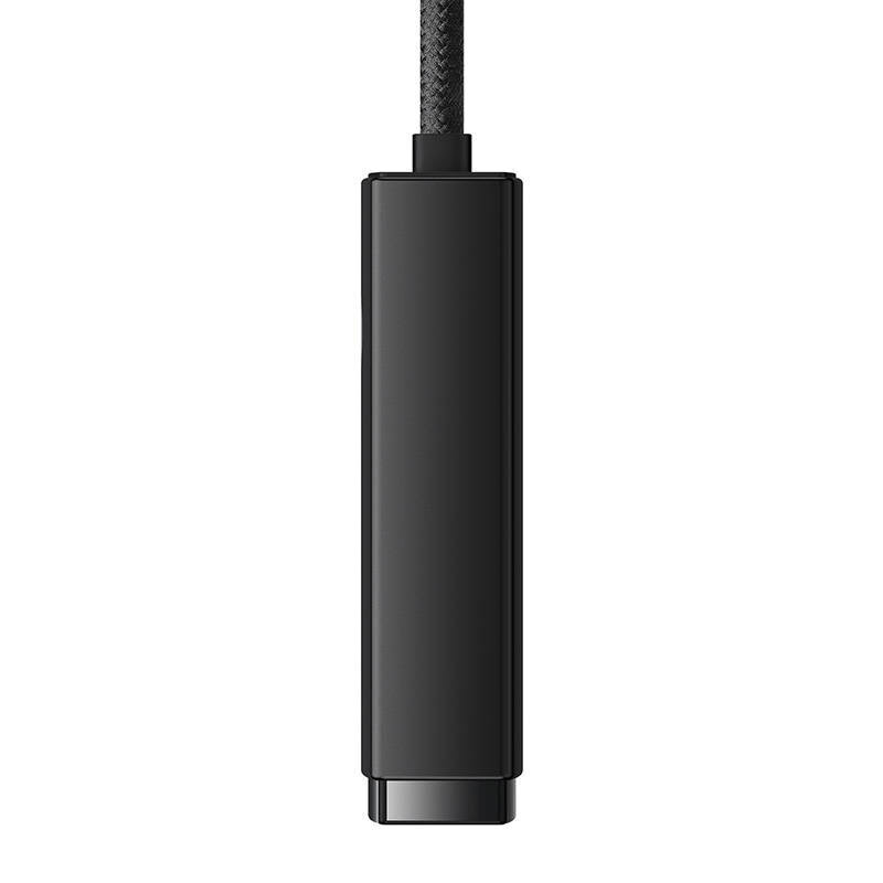 Adapter Baseus Lite Series USB-C to RJ45 network (black) цена и информация | USB jagajad, adapterid | kaup24.ee