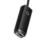 Adapter Baseus Lite Series USB-C to RJ45 network (black) цена и информация | USB jagajad, adapterid | kaup24.ee