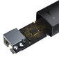 Adapter Baseus Lite Series USB-C to RJ45 network (black) цена и информация | USB jagajad, adapterid | kaup24.ee
