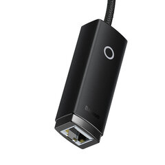 Adapter Baseus Lite Series USB to RJ45 network (black) цена и информация | Адаптеры и USB-hub | kaup24.ee
