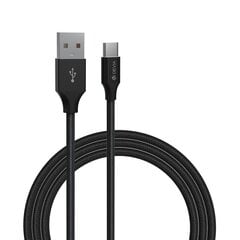 Devia cable Gracious USB - USB-C 2,0 m 2,1A Black цена и информация | Кабели для телефонов | kaup24.ee