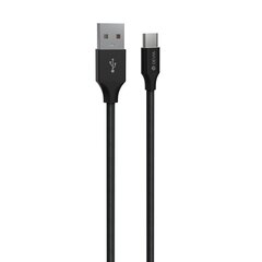 Devia cable Gracious USB - USB-C 2,0 m 2,1A black цена и информация | Кабели для телефонов | kaup24.ee