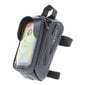 Waterproof bike frame bag with shell sides and phone holder Forever Outdoor black hind ja info | Mobiiltelefonide hoidjad | kaup24.ee