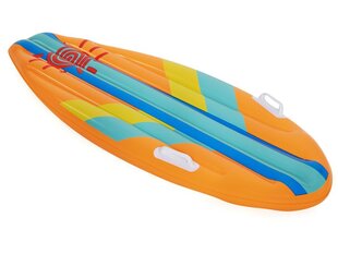 Täispuhutav madrats Bestway "Surfboard", 114 x 46 cm, oranž цена и информация | Надувные и пляжные товары | kaup24.ee