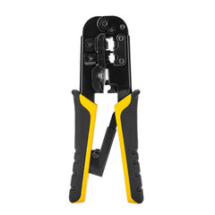 Deli Tools EDL4971 Ethernet Connector Crimping Pliers, 4/6/8P, RJ45/RJ14/RJ12/RJ9 цена и информация | Механические инструменты | kaup24.ee