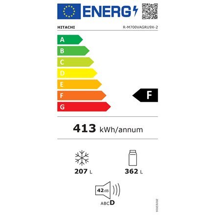 Hitachi R-M700VAGRU9X-2 (MIR) цена и информация | Külmkapid | kaup24.ee