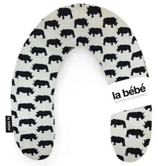 La Bebe™ Rich Cotton Nursing Maternity Pillow Art.9426 Rhino Pakaviņš (pakavs) mazuļa barošana, gulēšanai, pakaviņš grūtniecēm 30x104 cm hind ja info | Imetamispadjad | kaup24.ee