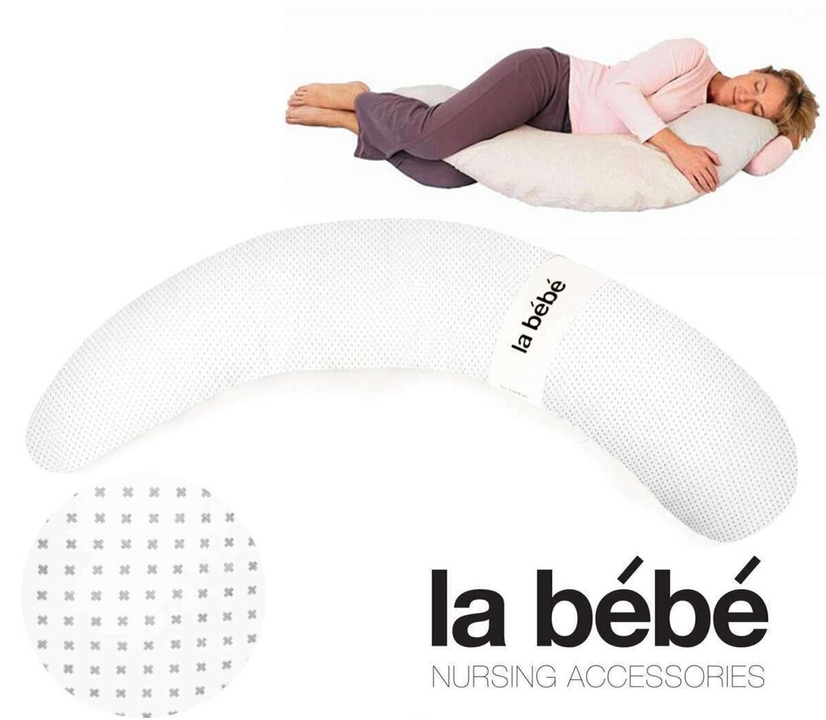 Большая подушка для беременных с наполнителем из синтепона (синтепух,  особенно мягкий и тихий) La Bebe™ Moon Maternity Pillow Art.12608 Grey  Pearl, 195 см цена | kaup24.ee