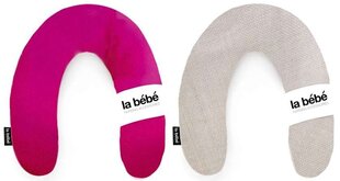 La Bebe™ Rich Maternity Pillow Art.15693 Raspberry Pakaviņš (pakavs) mazuļa barošana, gulēšanai, pakaviņš grūtniecēm, 30x104 cm цена и информация | Подушки для кормления | kaup24.ee