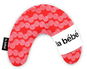 La Bebe™ Mimi Nursing Cotton Pillow Art.15743 Red/Pink Dots Pakaviņš spilventiņš 19x46 cm hind ja info | Imetamispadjad | kaup24.ee