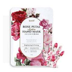 Kätemask Petitfee Koelf Rose Petal (1 paar) hind ja info | Kehakreemid, losjoonid | kaup24.ee