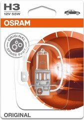 Автомобильная лампа OS64151-01B Osram OS64151-01B H3 55W 12V цена и информация | Автомобильная ксеноновая лампа D2R 6000К (Китай) | kaup24.ee