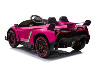 Lamborghini Veneno MP4 elektriauto lastele, roosa hind ja info | Laste elektriautod | kaup24.ee