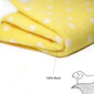 La bebe™ Lambswool 70х100 Art.36628 Yellow Bērnu dabīgas vilnas sedziņa (sega)/plediņš (New Zealand wool), 100x70 cm hind ja info | Tekid | kaup24.ee