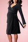 La Bebe™ Nursing Cotton Dress Donna Art.38397 Eclipse Black Maternity/Nursing Dress hind ja info | Öösärgid, pidžaamad | kaup24.ee