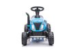 Üks elektriline traktor koos haagisega A009, sinine hind ja info | Laste elektriautod | kaup24.ee