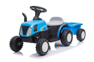 Одноместный электрический трактор с прицепом A009, синий цена и информация | Электромобили для детей | kaup24.ee
