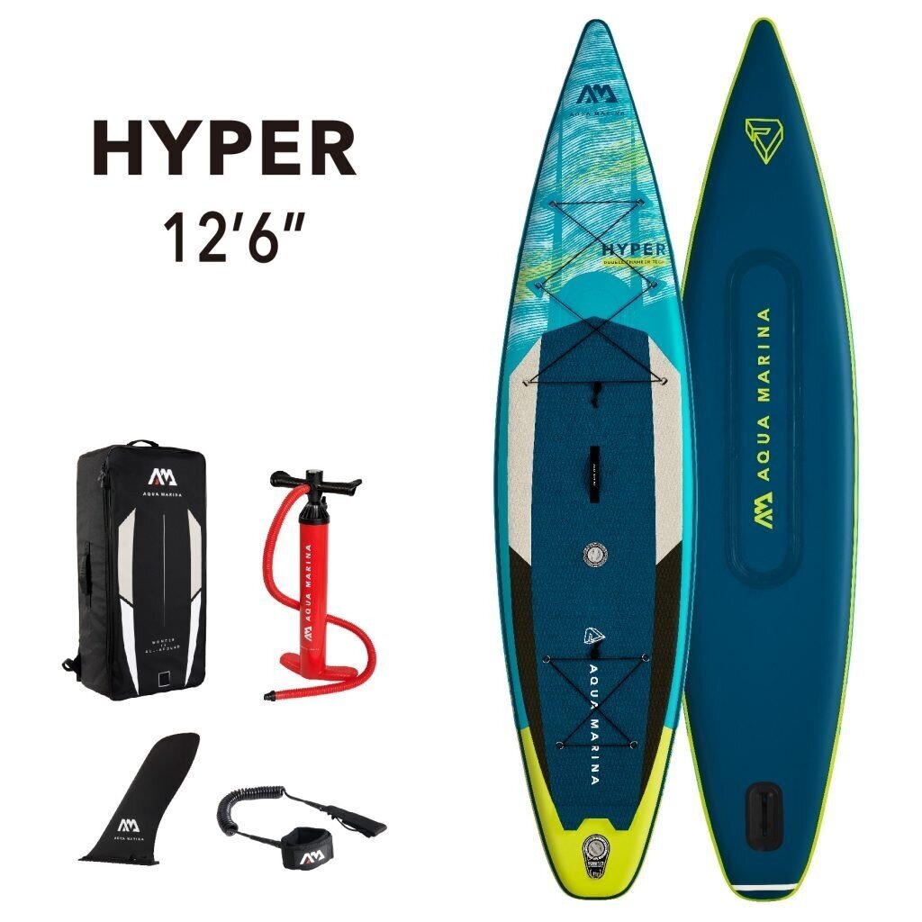 Täispuhutav aerulaud Aqua Marina Hyper 12,6 (381 cm) hind ja info | Veesport | kaup24.ee