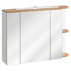 Шкаф для ванной комнаты Hakano Frao, 94x72 см, белый цвет цена и информация | Шкафчики для ванной | kaup24.ee