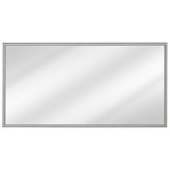 Vannitoa peegel Hakano Wane, 123x68 cm, must hind ja info | Vannitoa peeglid | kaup24.ee