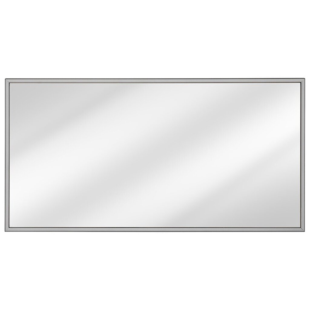 Vannitoa peegel Hakano Wane, 123x68 cm, must цена и информация | Vannitoa peeglid | kaup24.ee