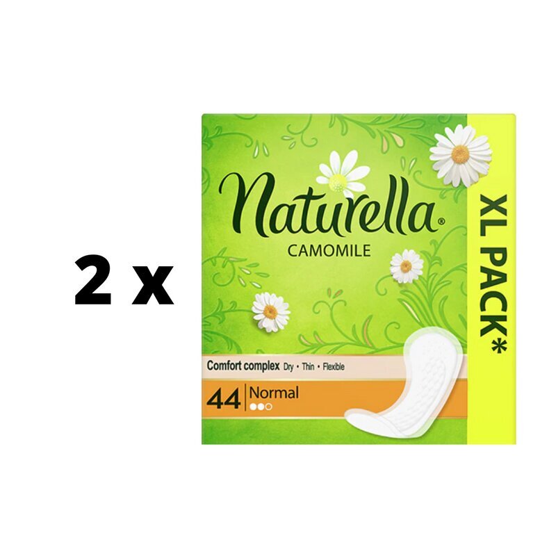 Hügieenisidemed NATURELLA Camomile Normal, 44 tk x 2 tk pakendis hind ja info | Tampoonid, hügieenisidemed, menstruaalanumad | kaup24.ee