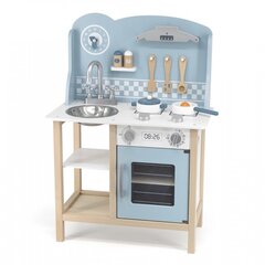 Puidust köök koos tarvikutega Viga PolarB, hõbedane / sinine hind ja info | Tüdrukute mänguasjad | kaup24.ee