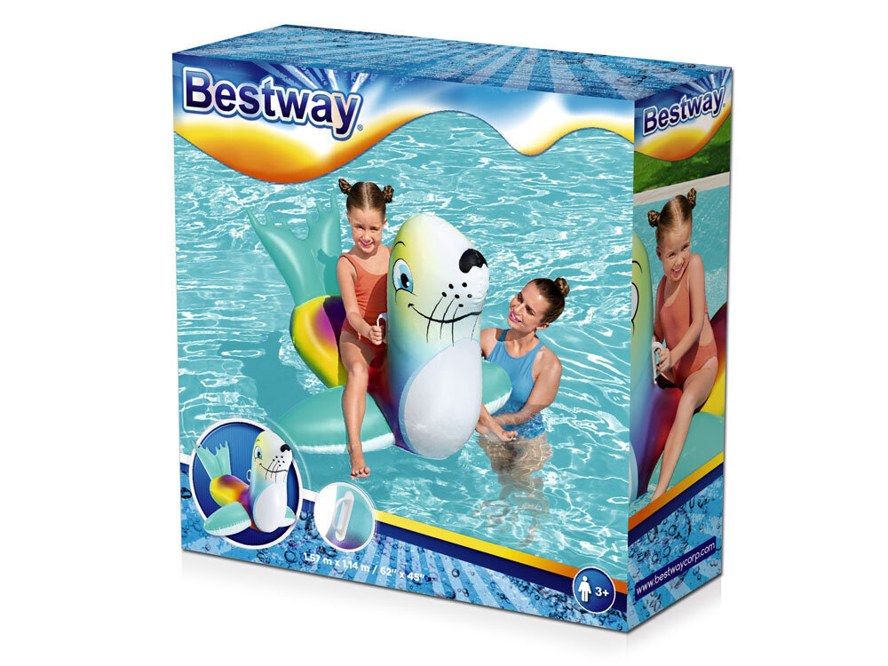 Täispuhutav veemänguasju - Bestway Seal, 157 x 114 cm цена и информация | Täispuhutavad veemänguasjad ja ujumistarbed | kaup24.ee