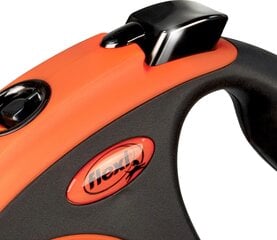 Flexi automaatne rihm Xtreme M, oranž, 5 m цена и информация | Поводки для собак | kaup24.ee