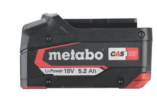 Аккумулятор Metabo 18 В 5,2 Ач литий-ионный цена и информация | Шуруповерты, дрели | kaup24.ee