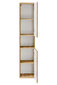 Kõrge seinakapp 35 cm ARUBA CRAFT цена и информация | Vannitoakapid | kaup24.ee