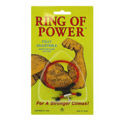 Кольцо Ring of power adjustable ring red цена и информация | Эрекционные кольца, насадки на пенис | kaup24.ee