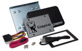 Жесткий диск Kingston Technology UV500 2.5" 1920 GB Serial ATA III 3D TLC цена и информация | Внутренние жёсткие диски (HDD, SSD, Hybrid) | kaup24.ee